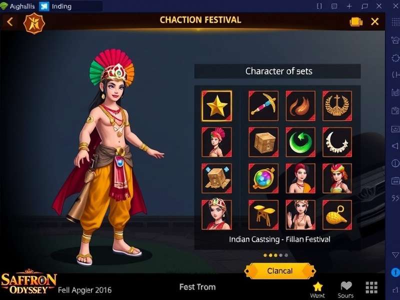 Saffron Daring Odyssey character customization options